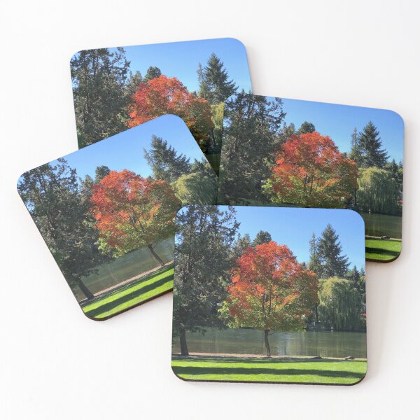 Item preview, Flaming Fall Tree designed and sold by jenniferloring.