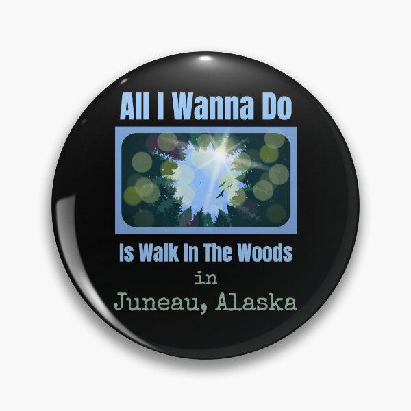 Item preview, All I Wanna Do Is Walk Juneau Woods designed and sold by artfulnotebook.