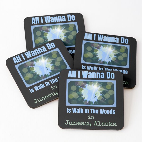 Item preview, All I Wanna Do Is Walk Juneau Woods designed and sold by artfulnotebook.
