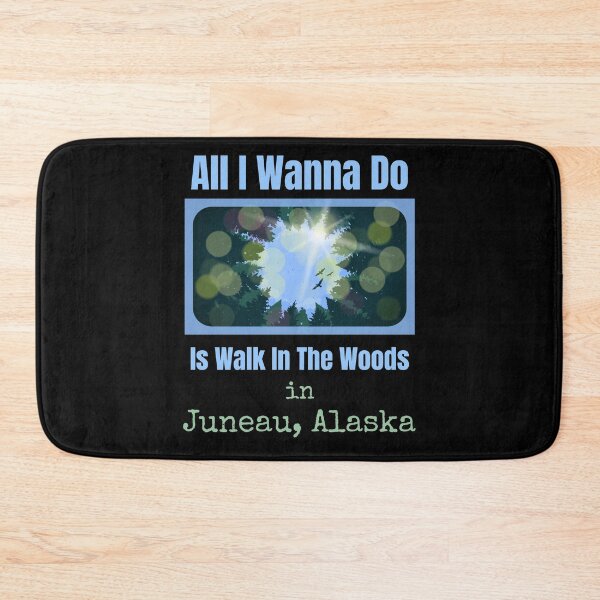Item preview, All I Wanna Do Is Walk Juneau Woods designed and sold by artfulnotebook.