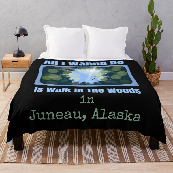 Item preview, All I Wanna Do Is Walk Juneau Woods designed and sold by artfulnotebook.