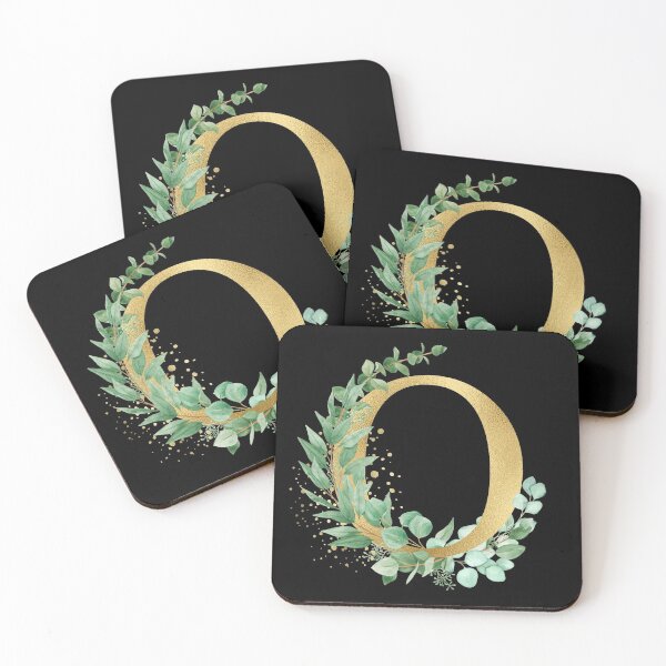 Item preview, Gold  alphabet O letters,T-Shirt, women ,wedding, girls, Alphabet | Gold Letters. White Floral Alphabet   Clip art, Watercolor Flowers Alphabet Letters. designed and sold by giantdesigns.
