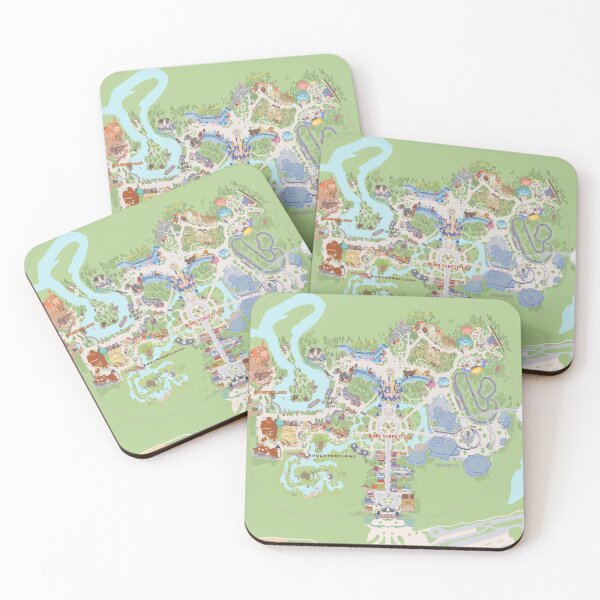 Item preview, Magical Kingdom Park Map designed and sold by Janie-O.