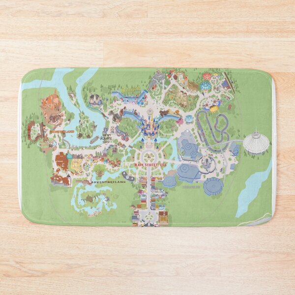 Item preview, Magical Kingdom Park Map designed and sold by Janie-O.