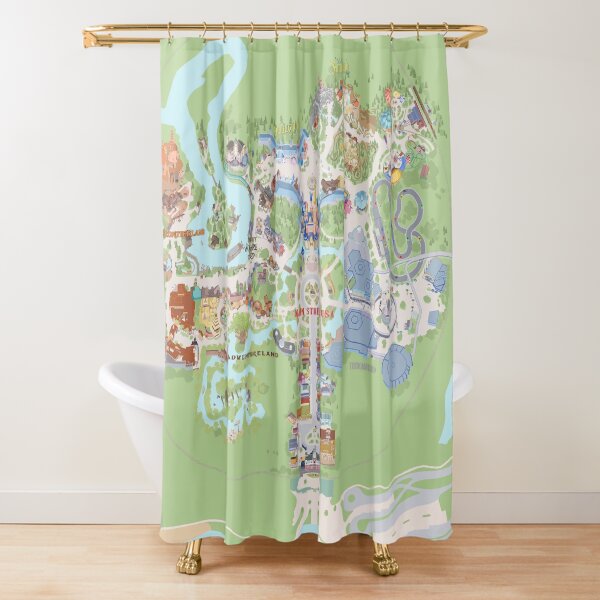 Item preview, Magical Kingdom Park Map designed and sold by Janie-O.