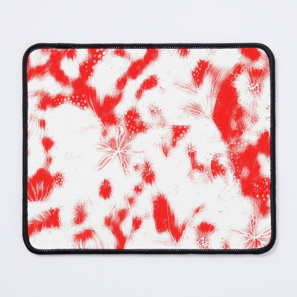 Item preview, abstract flower print in red by dePace' designed and sold by mrpropcake.