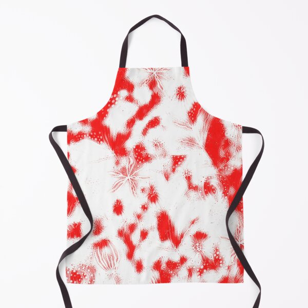 Item preview, abstract flower print in red by dePace' designed and sold by mrpropcake.