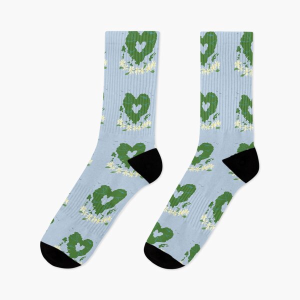 Item preview, A green heart imitating the Earth on a blue background. designed and sold by Nia-Chi.