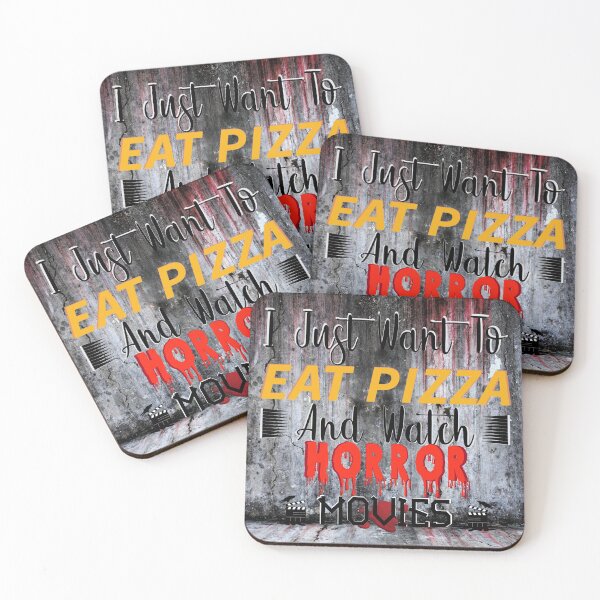 Item preview, I Just Want To Eat Pizza And Watch Horror Movies! - I Just Want To Eat Pizza And Watch Horror Movies- Eat Pizza and Play Games designed and sold by SoffyLee586.