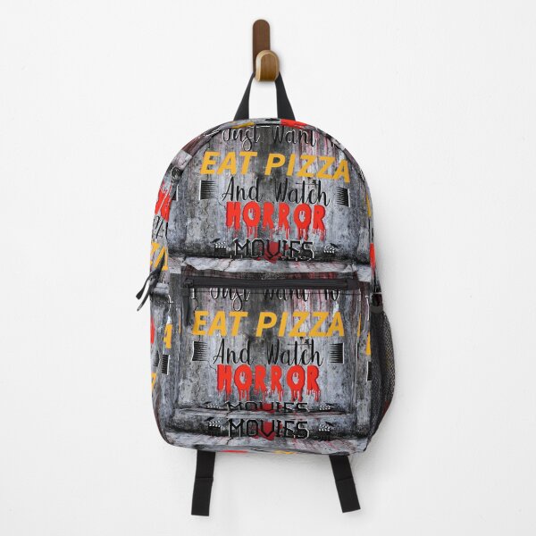 Item preview, I Just Want To Eat Pizza And Watch Horror Movies! - I Just Want To Eat Pizza And Watch Horror Movies- Eat Pizza and Play Games designed and sold by SoffyLee586.