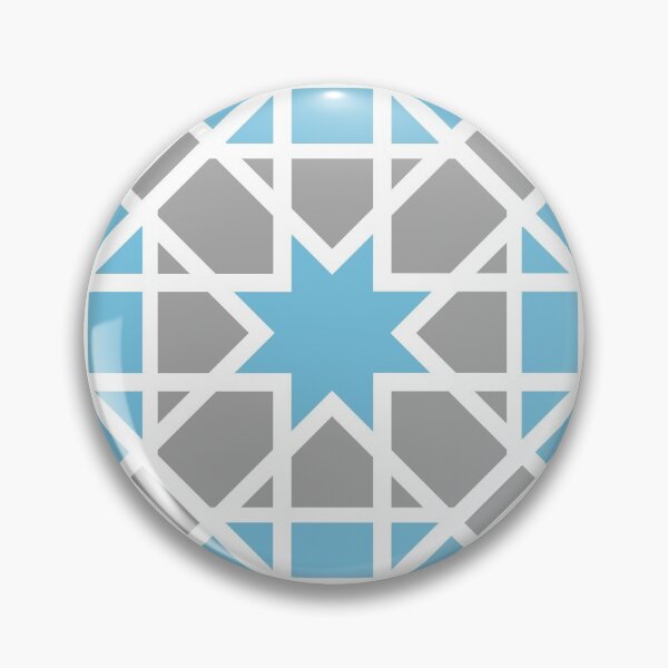 Artikelvorschau, Geometric, ornamental, teal, grey, white entworfen und verkauft von Svitac.