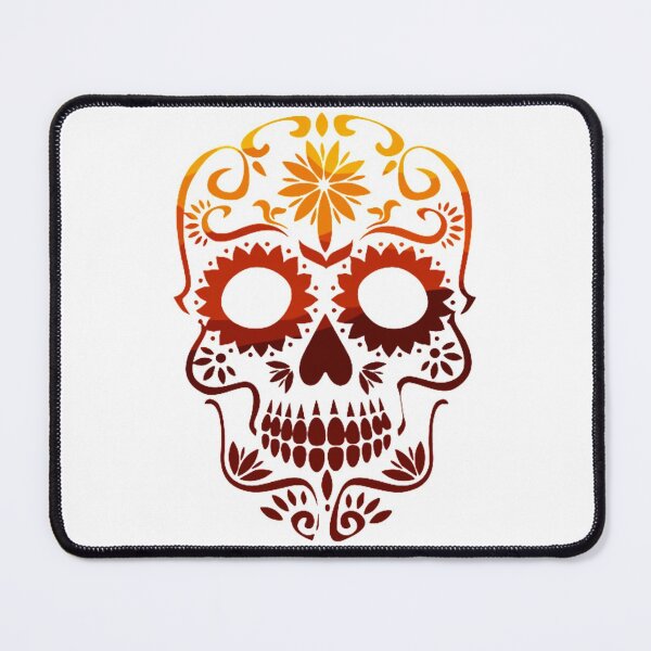 Item preview, face skull orange designed and sold by Marketmg.