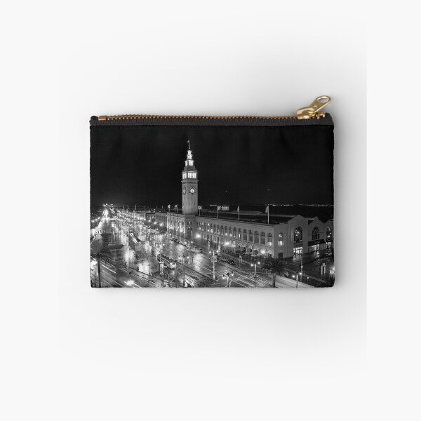 Item preview, San Francisco Ferry Building in the Rain (black & white) designed and sold by jenniferloring.