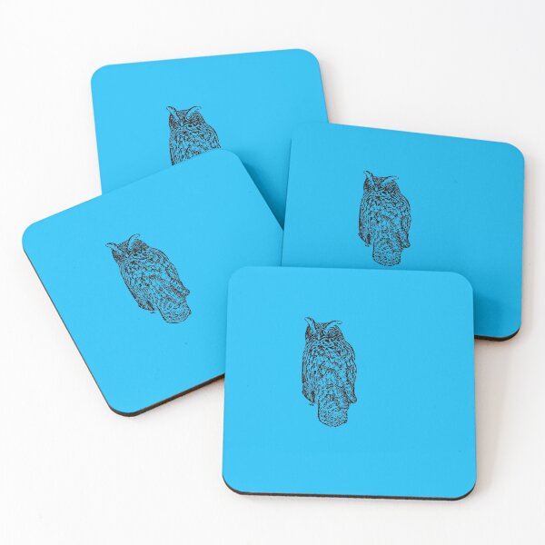 Item preview,  Eurasian Eagle Owl Black Design  designed and sold by designsasstultd.