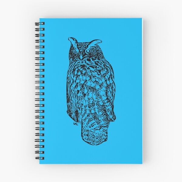 Item preview,  Eurasian Eagle Owl Black Design  designed and sold by designsasstultd.