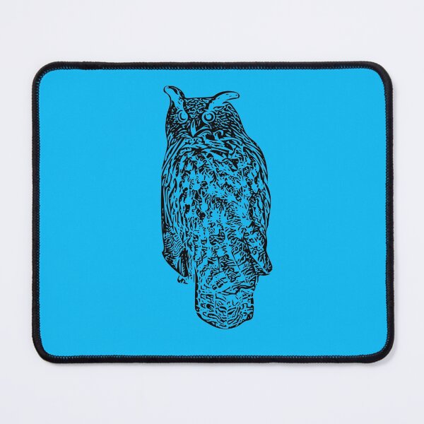 Item preview, Eurasian Eagle Owl Black Design designed and sold by designsasstultd.