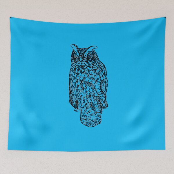 Item preview,  Eurasian Eagle Owl Black Design  designed and sold by designsasstultd.