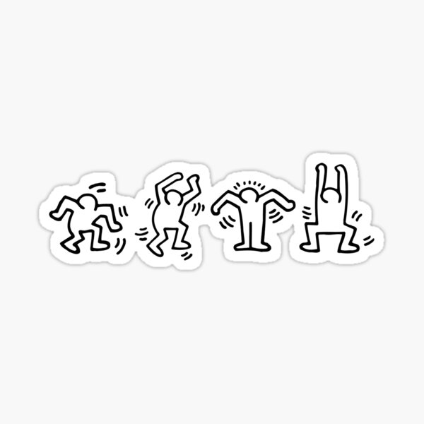 Dancing people Sticker