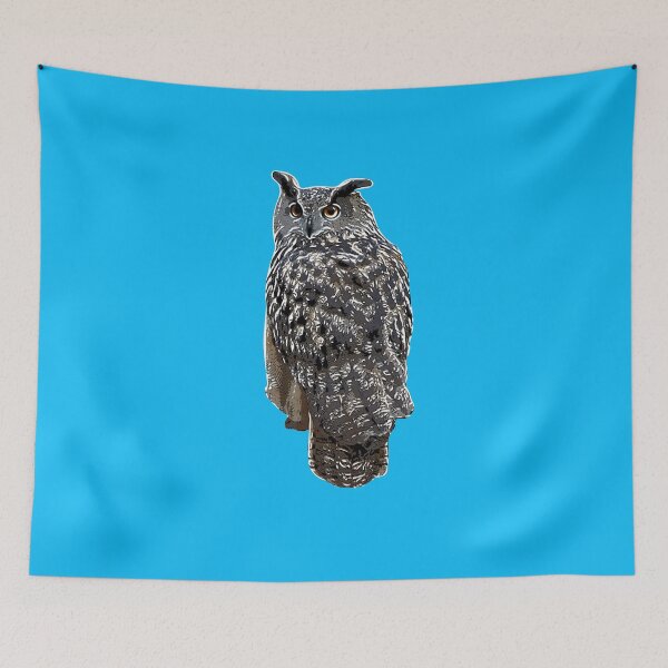 Item preview,   Eurasian Eagle Owl White Alternate Design  designed and sold by designsasstultd.