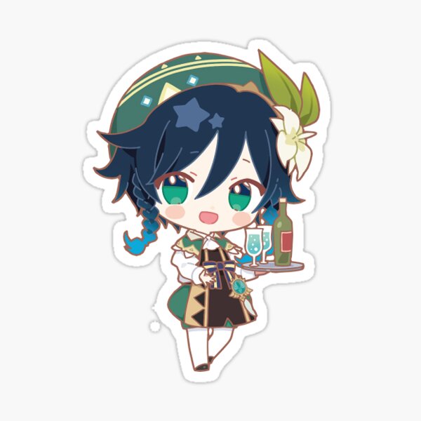 Item preview, genshin x sweets paradise sticker venti designed and sold by Andreccur.