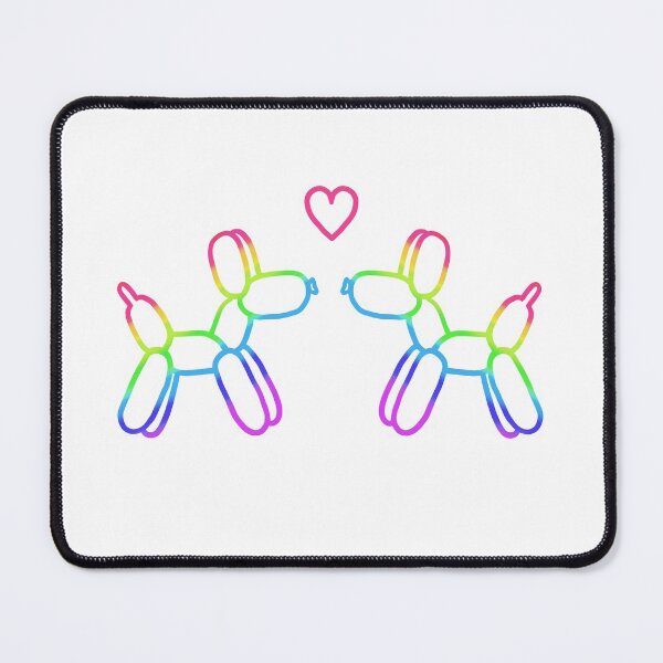 Item preview, Balloon Dogs in Love (Rainbow) designed and sold by Whoopsidoodle.