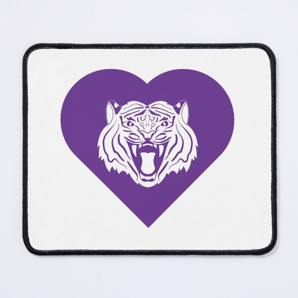 Item preview, Tiger Mascot Cares Purple designed and sold by cmd-art.