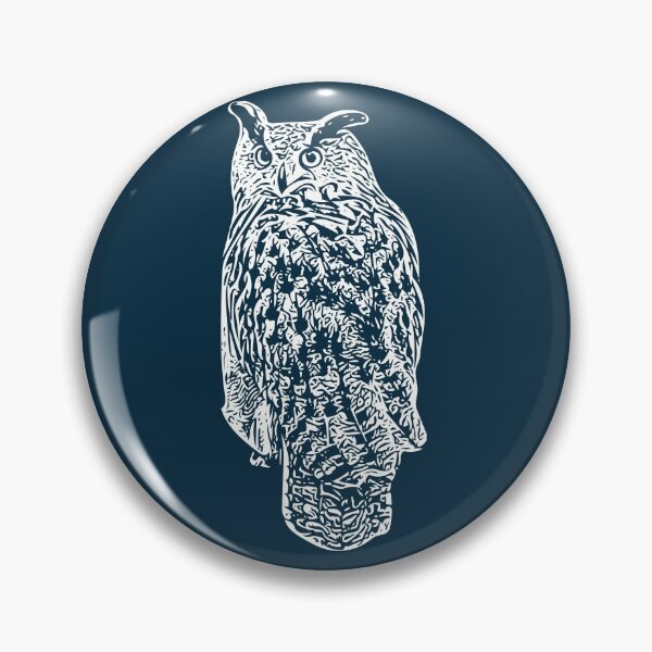 Item preview, Eurasian Eagle Owl White Design  designed and sold by designsasstultd.