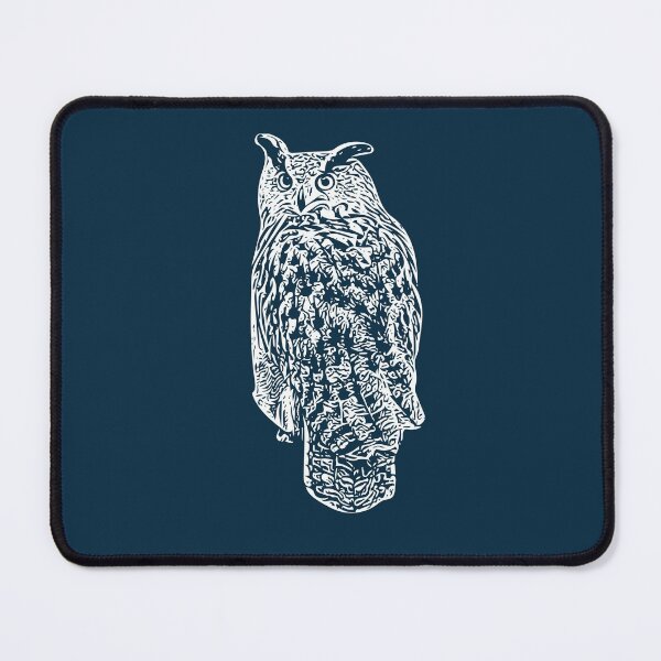 Item preview, Eurasian Eagle Owl White Design  designed and sold by designsasstultd.