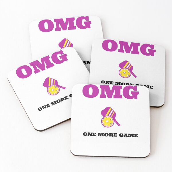 Item preview, OMG, One More Game Pickleball phrase designed and sold by Einsteincreates.