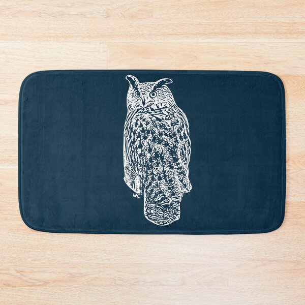 Item preview, Eurasian Eagle Owl White Design  designed and sold by designsasstultd.