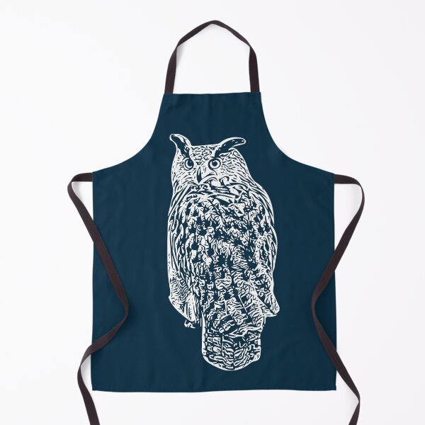 Item preview, Eurasian Eagle Owl White Design designed and sold by designsasstultd.