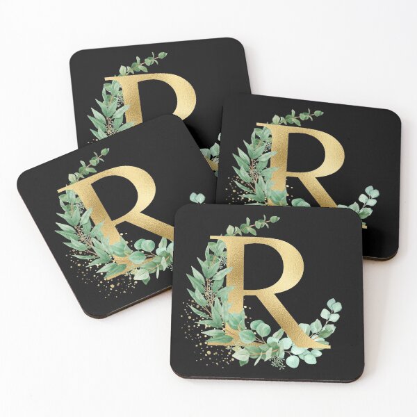 Item preview, Gold  alphabet R letters,T-Shirt, women ,wedding, girls, Alphabet | Gold Letters. White Floral Alphabet   Clip art, Watercolor Flowers Alphabet Letters. designed and sold by giantdesigns.