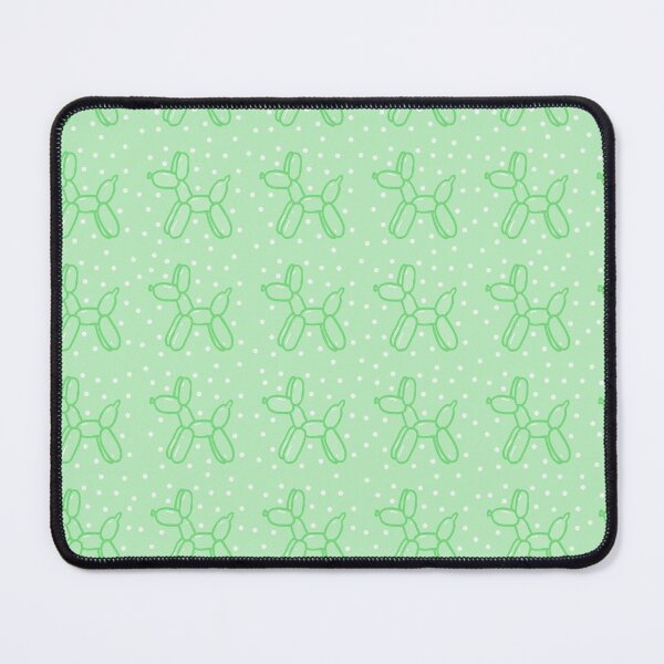 Item preview, Balloon Dogs in Green on Pastel Mint designed and sold by Whoopsidoodle.