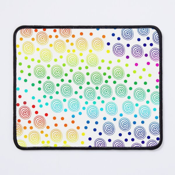 Item preview, Circles in Circles All Over - Rainbow designed and sold by Whoopsidoodle.