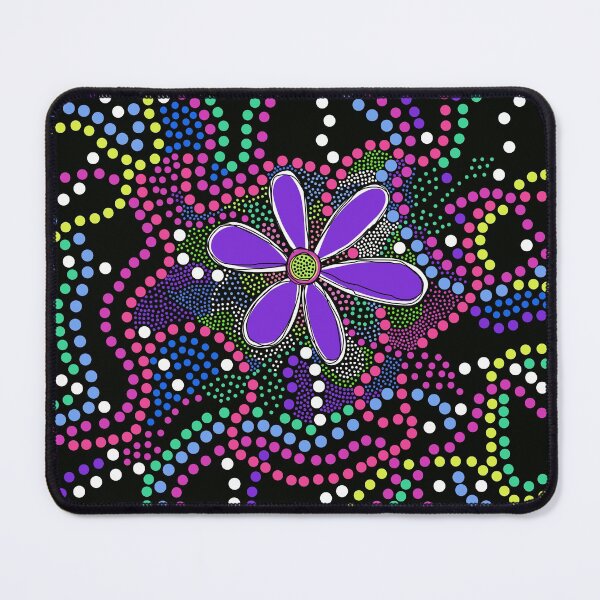Item preview, Funky Flower and Dots (Purple) designed and sold by Whoopsidoodle.