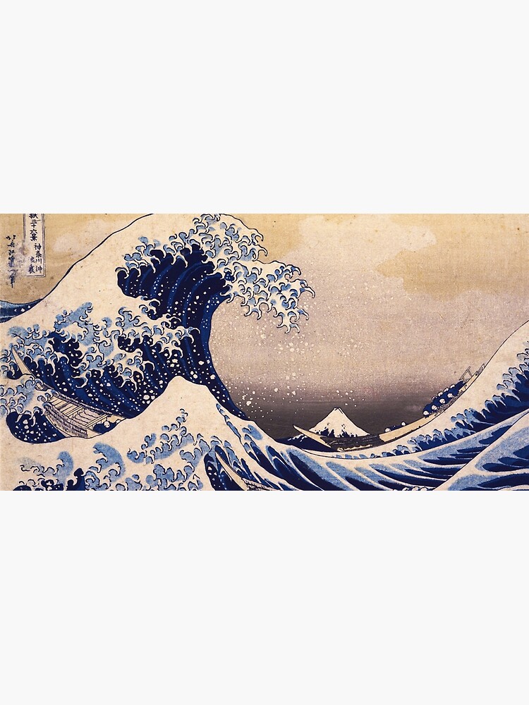 The Great Wave off Kanagawa by Katsushika Hokusai (c 1830-1833) by allhistory