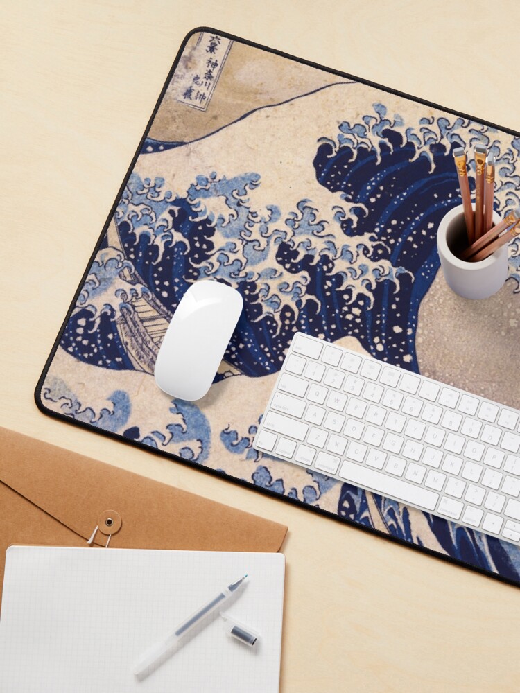 Alternate view of The Great Wave off Kanagawa by Katsushika Hokusai (c 1830-1833) Mouse Pad