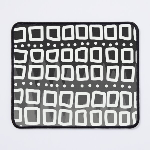 Item preview, Abstract Squares and Dots in Grays designed and sold by Whoopsidoodle.