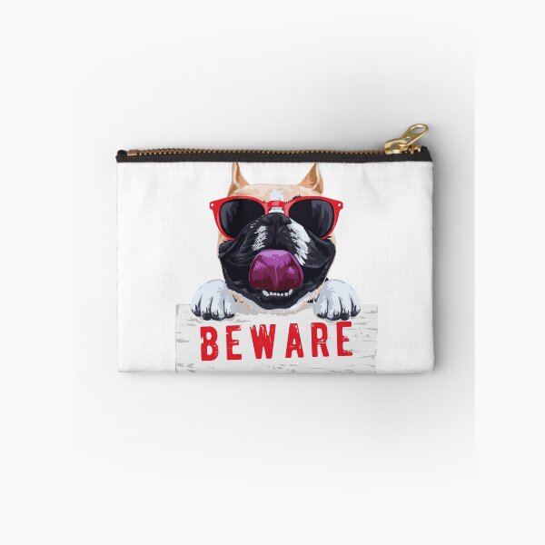 Item preview, Beware colorful pug dog  designed and sold by urban-color.