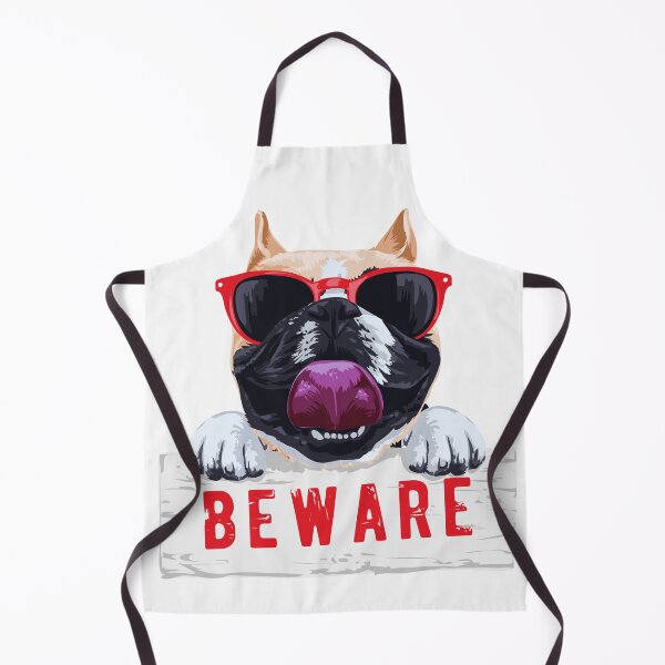 Item preview, Beware colorful pug dog designed and sold by urban-color.