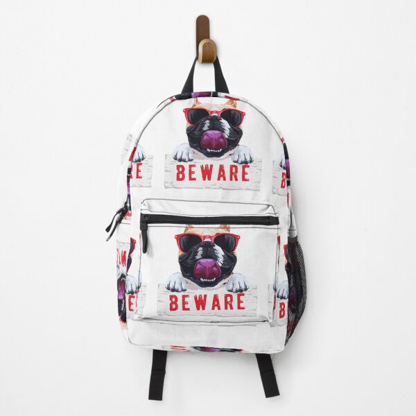 Item preview, Beware colorful pug dog designed and sold by urban-color.