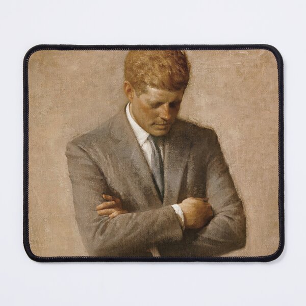 Item preview, John F Kennedy Official Portrait by Aaron Shikler designed and sold by allhistory.