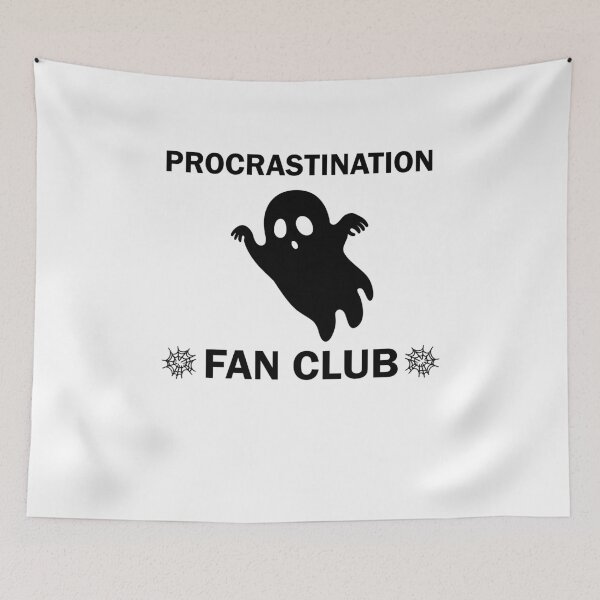 Item preview, Procrastination Fan Club designed and sold by imaneless.