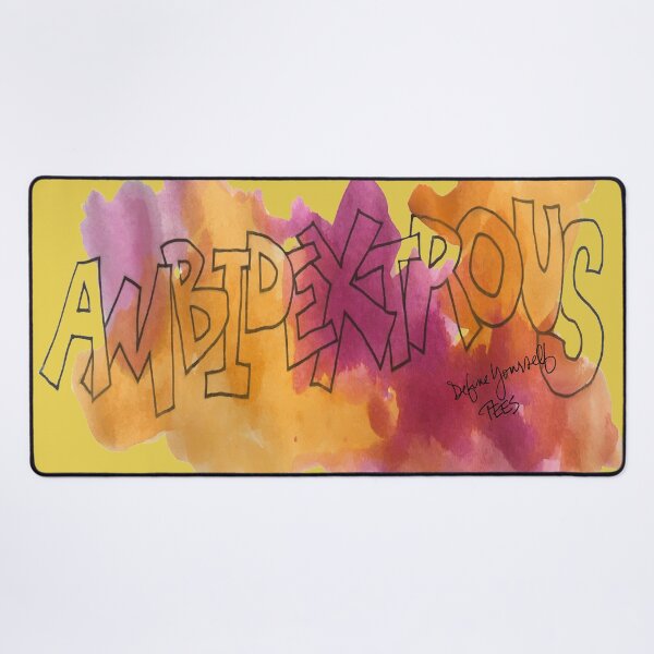 Item preview, Ambidextrous / Define Yourself TEES/ Gold designed and sold by Karen Eutemey.