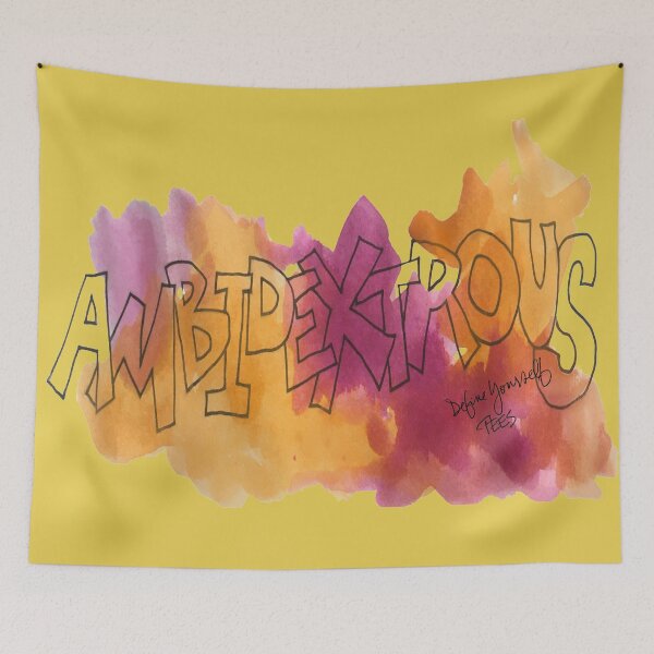 Item preview, Ambidextrous / Define Yourself TEES/ Gold designed and sold by Karen Eutemey.