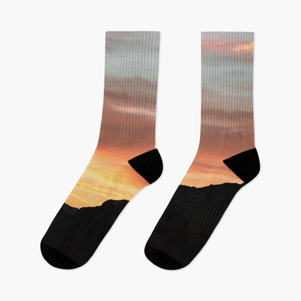 Item preview, Silhouette of a Woman During Sunrise in the Mountains designed and sold by Danny Wanders.