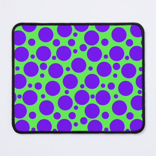 Item preview, Lime Green with Purple Polka Dots designed and sold by Whoopsidoodle.