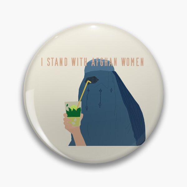 Item preview, I stand with Afghan Women Illustration designed and sold by Saba-Red-Ideas.