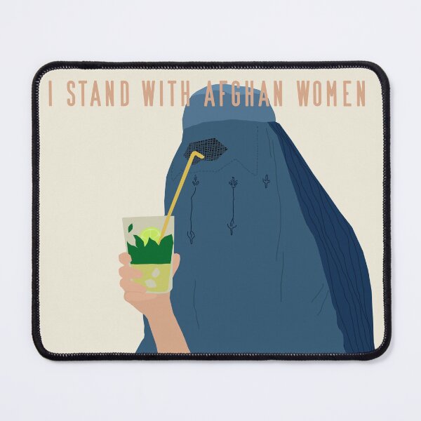 Item preview, I stand with Afghan Women Illustration designed and sold by Saba-Red-Ideas.