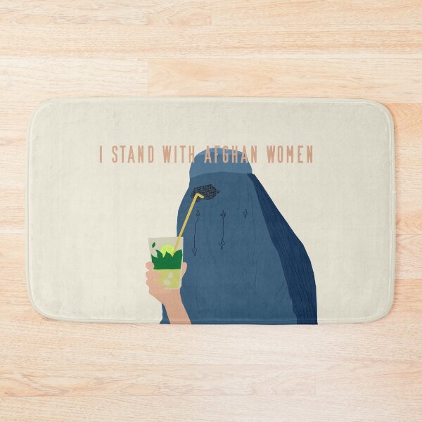 Item preview, I stand with Afghan Women Illustration designed and sold by Saba-Red-Ideas.